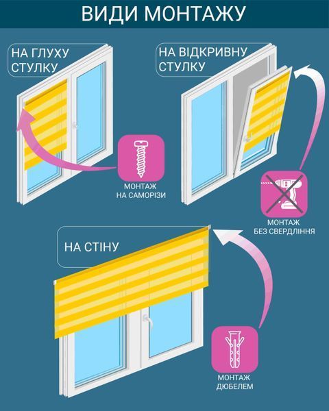 Ролети День Ніч Шампань з нижнім фіксатором GY01-15 фото