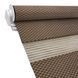 Ролети День Ніч RollShop 30х170 см Ротанг Коричневий з нижнім фіксатором GY01-209 фото 3